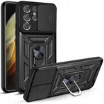 Spacecase Camring Galaxy S21 Ultra black