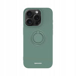 Spacecase Silicone Ring iPhone 15 Pro dark green