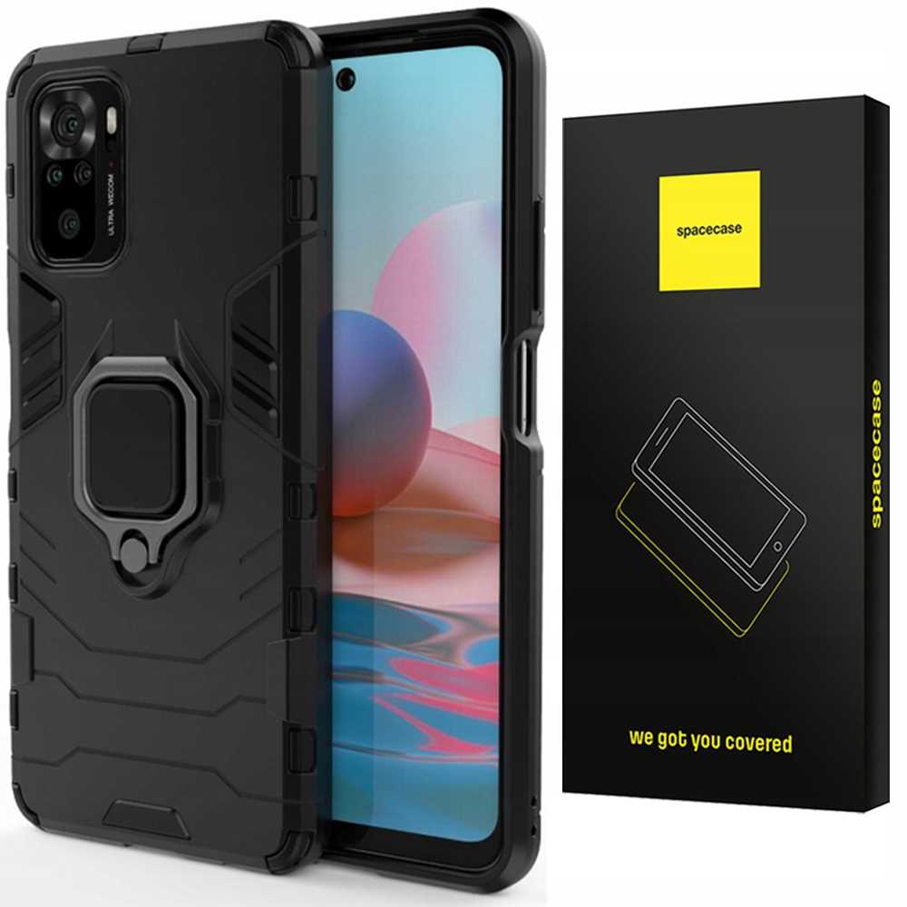 Spacecase X-Ring Redmi Note 10/10s/Poco M5s czarny
