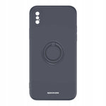 Spacecase Silicone Ring iPhone XS Max black