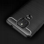 Spacecase Carbon Moto E7 czarny