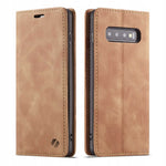 Spacecase Wallet Galaxy S10 light brown