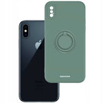 Spacecase Silicone Ring iPhone X/Xs dark green