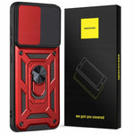 Spacecase Camring Motorola G22 czerwony