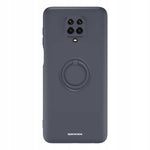 Spacecase Silicone Ring Redmi Note 9S/9 Pro black