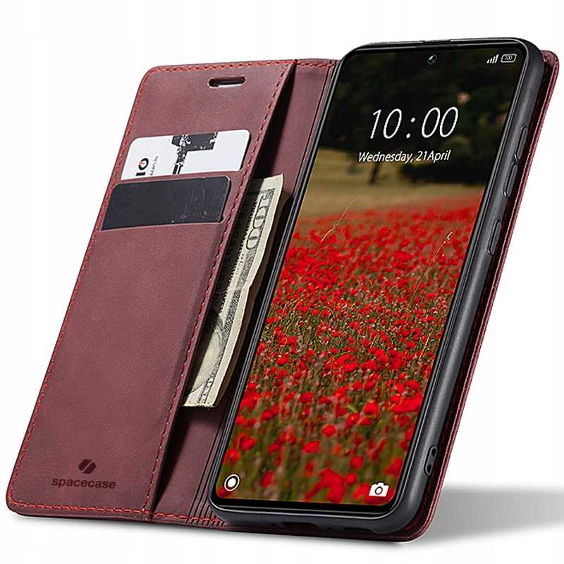 Spacecase Wallet Poco X6 / RM Note 13 Pro 5G red