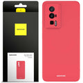 Spacecase Silicone Case Poco F5 Pro red