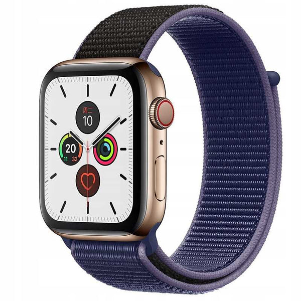 Spacecase Nylon Strap AW 42/44/45 black/navy blue