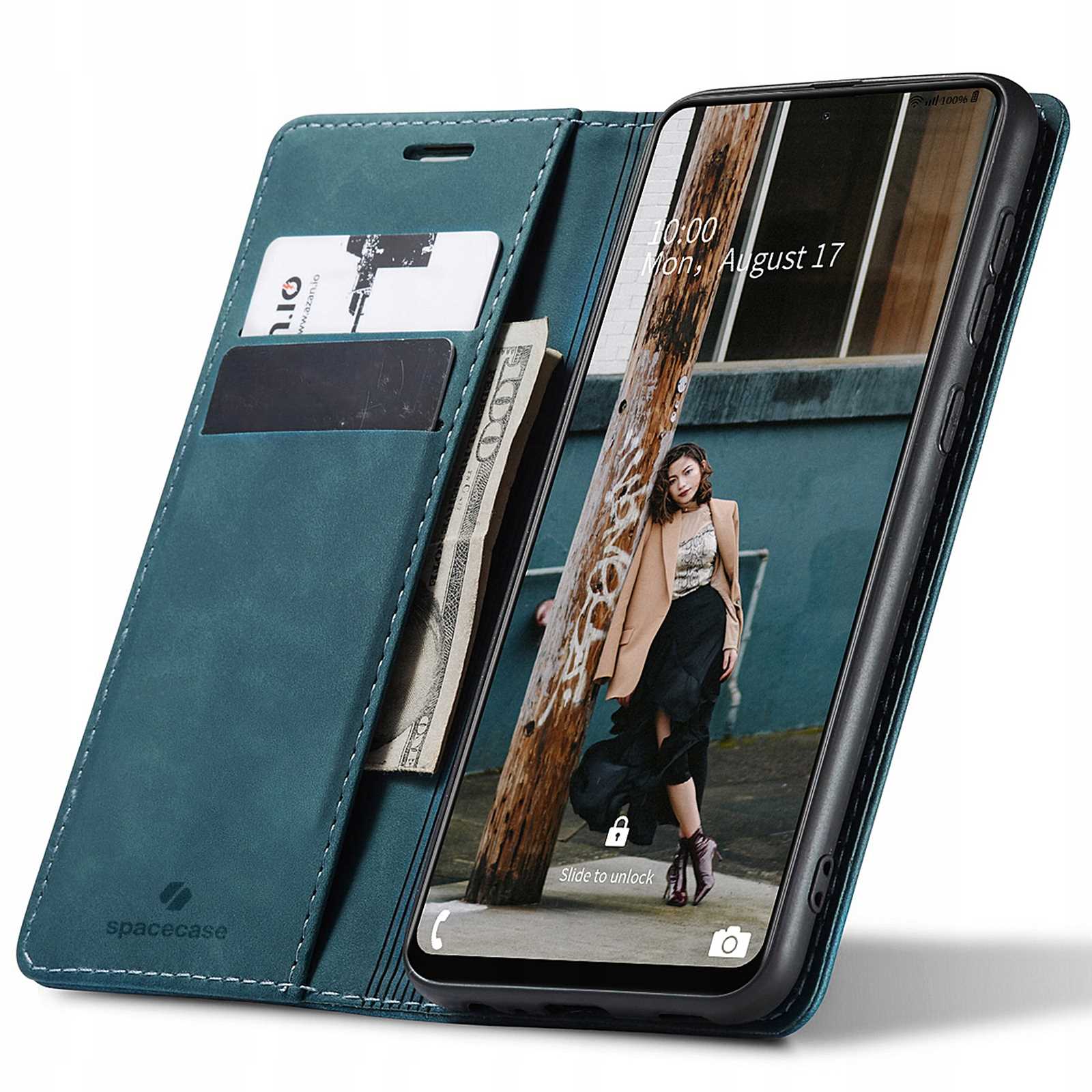 Spacecase Wallet Galaxy A72 5G blue