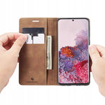 Spacecase Wallet Galaxy S20+ light brown