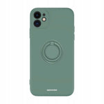 Spacecase Silicone Ring iPhone 11 dark green