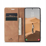 Spacecase Wallet Galaxy S22 light brown