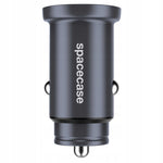 Spacecase Car Charger 30W Dual Port C30CC-12 black