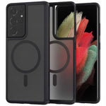 Spacecase Hybrid Mag Galaxy S21 Ultra black