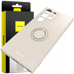 Spacecase Silicone Ring Galaxy S23 Ultra bone