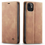Spacecase Wallet iPhone 11 light brown