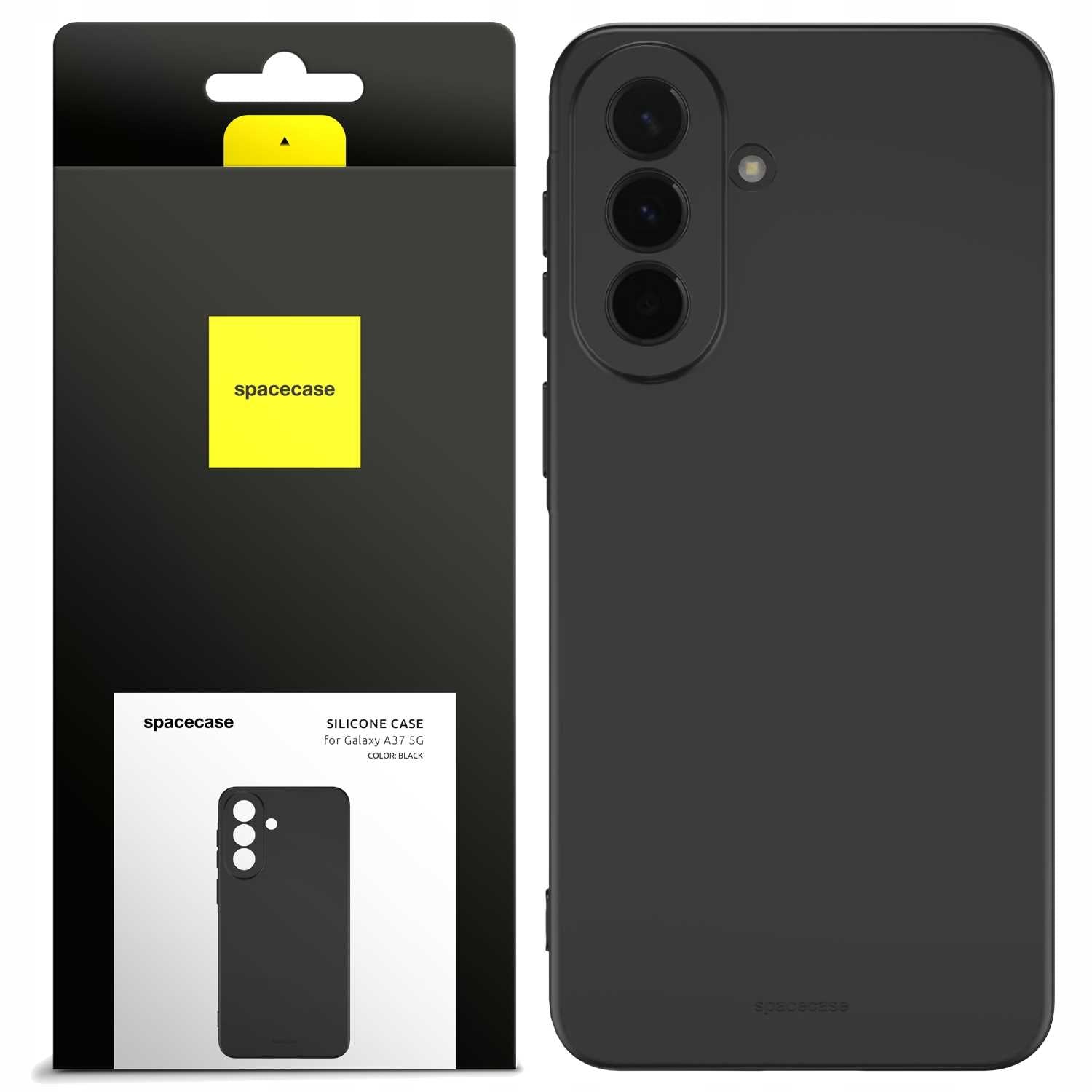 Spacecase Silicone Case 3.0 Galaxy A37 5G black