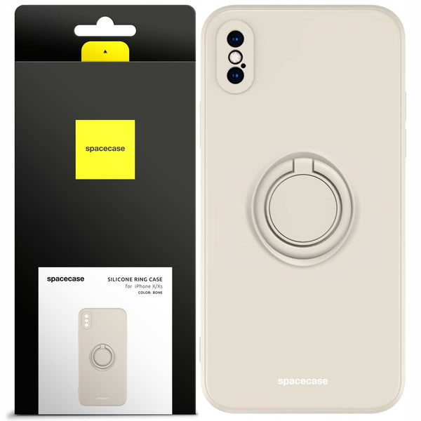 Spacecase Silicone Ring iPhone X/Xs bone