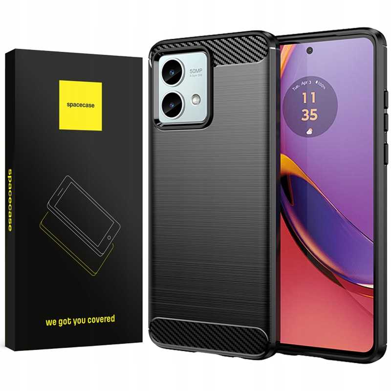 Spacecase Carbon Motorola G84 black