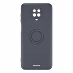 Spacecase Silicone Ring Redmi Note 9S/9 Pro black