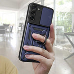 Spacecase Camring Galaxy S22 blue
