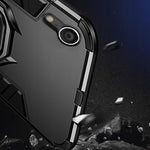 Spacecase X-Ring iPhone XR czarny