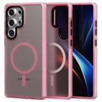Spacecase Hybrid Fusion Mag Galaxy S25 Ultra pink
