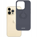 Spacecase Silicone Ring iPhone 14 Pro black