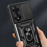 Spacecase Camring Oppo A78 5G black