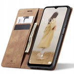 Spacecase Wallet Galaxy A14 5G light brown