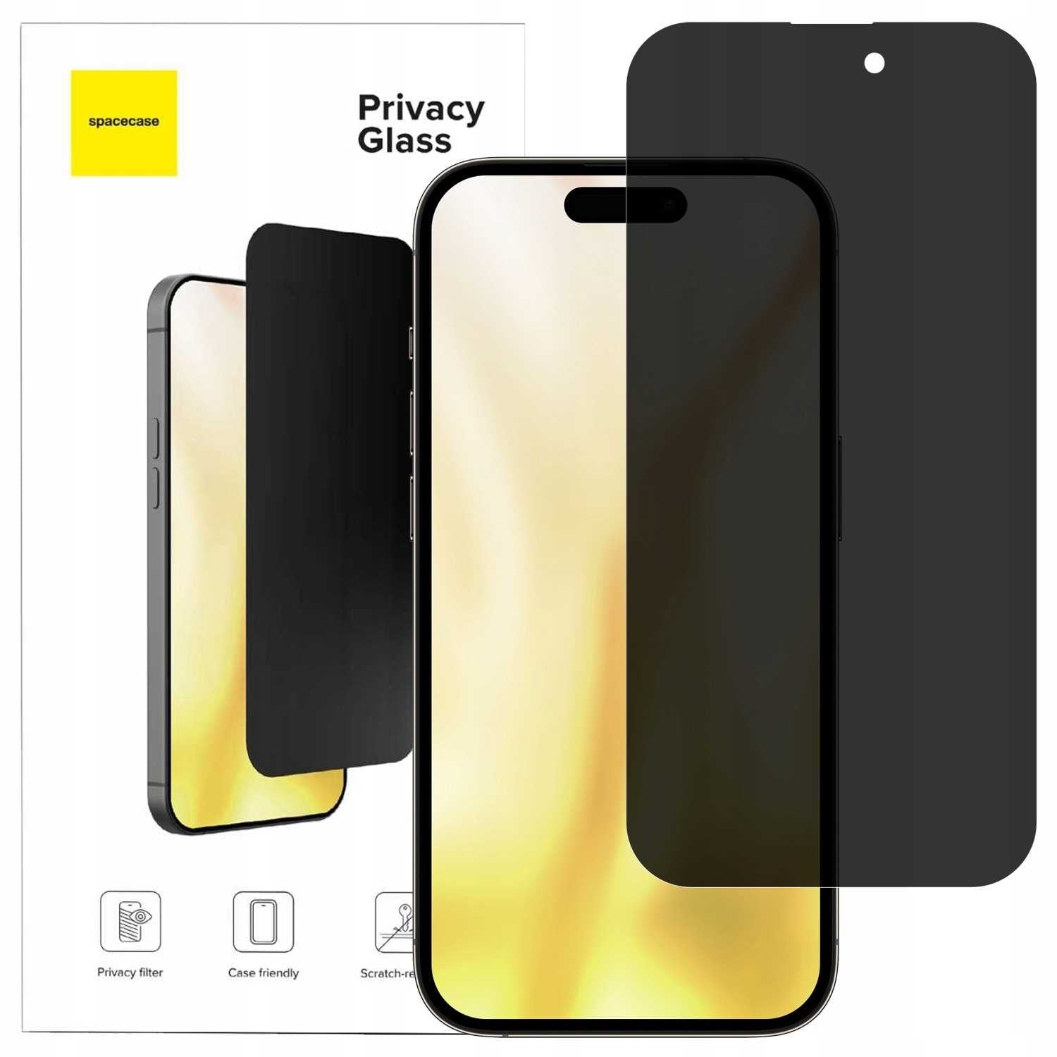 Spacecase Glass Privacy iPhone 14 Pro Max