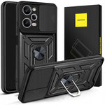 Spacecase Camring Poco X5 Pro/Note 12 Pro black
