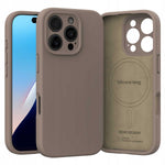 Spacecase Silicone Mag iPhone 16 Pro brown