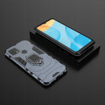 Spacecase X-Ring Oppo  A15 niebieski