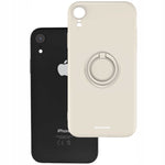 Spacecase Silicone Ring iPhone Xr bone