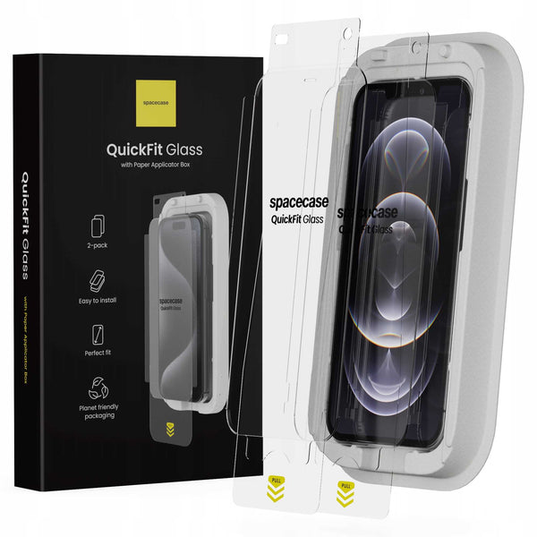 Spacecase QuickFit Glass iPhone 12/12 Pro