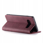 Spacecase Wallet Galaxy S10e wiśniowy