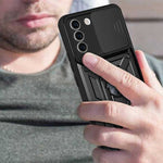 Spacecase Camring Galaxy S21 FE black