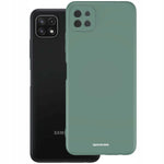 Spacecase Silicone Case Galaxy A22 5G dark green