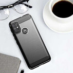 Spacecase Carbon Moto G10/G30 czarny