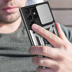 Spacecase Camring Galaxy S22 Ultra silver