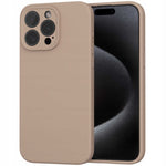 Spacecase Silicone Mag iPhone 15 Pro Max brown