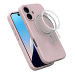 Spacecase Silicone Mag iPhone 16 baby pink