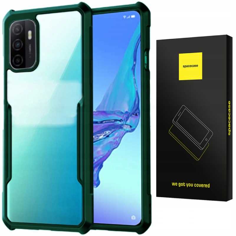 Spacecase Beetle Oppo A54/A74/A93 5G zielony