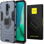 Spacecase X-Ring Oppo A5/A9 2020 niebieski
