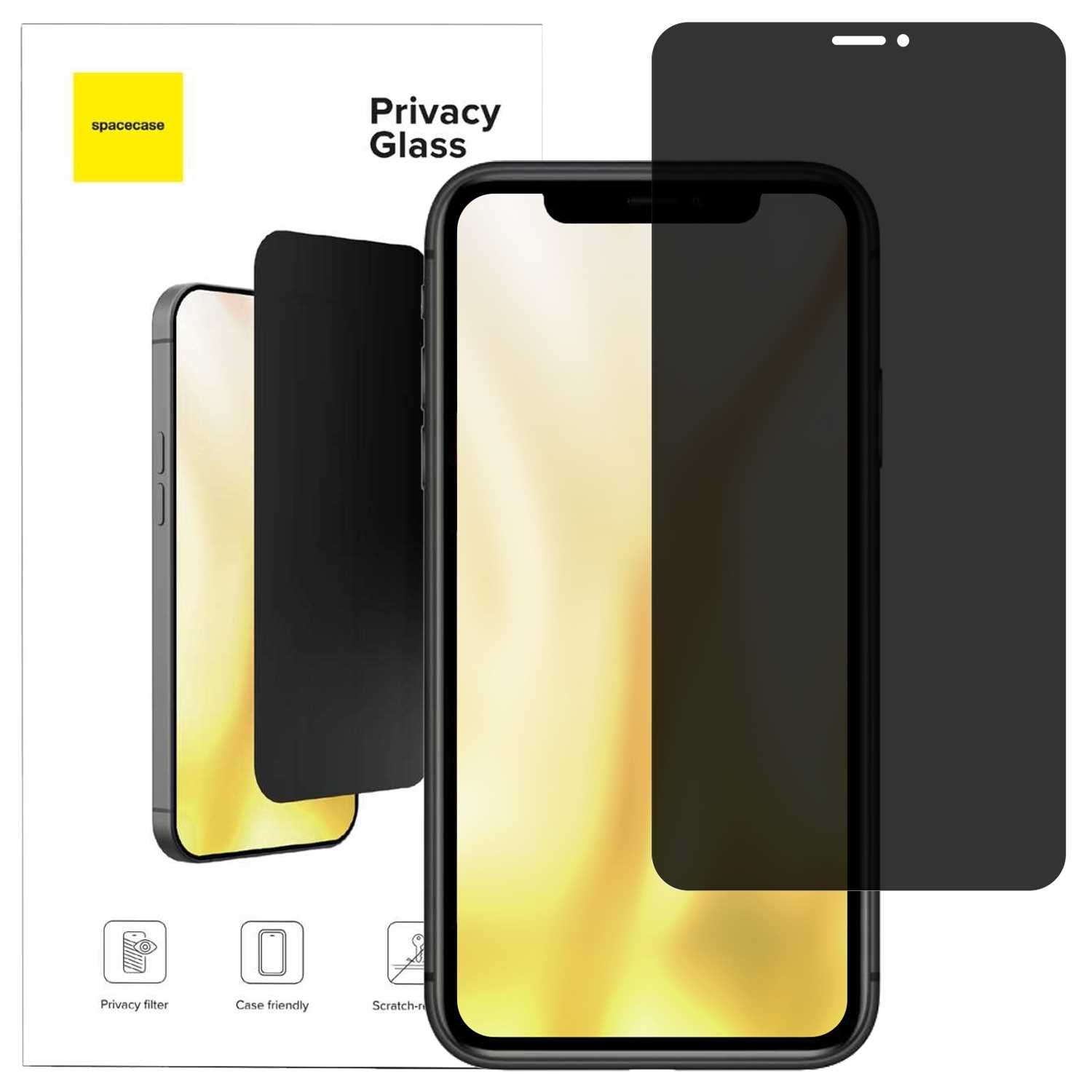 Spacecase Glass Privacy iPhone 11 / XR