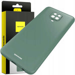Spacecase Silicone Case Redmi Note 9S/9 Pro dark green