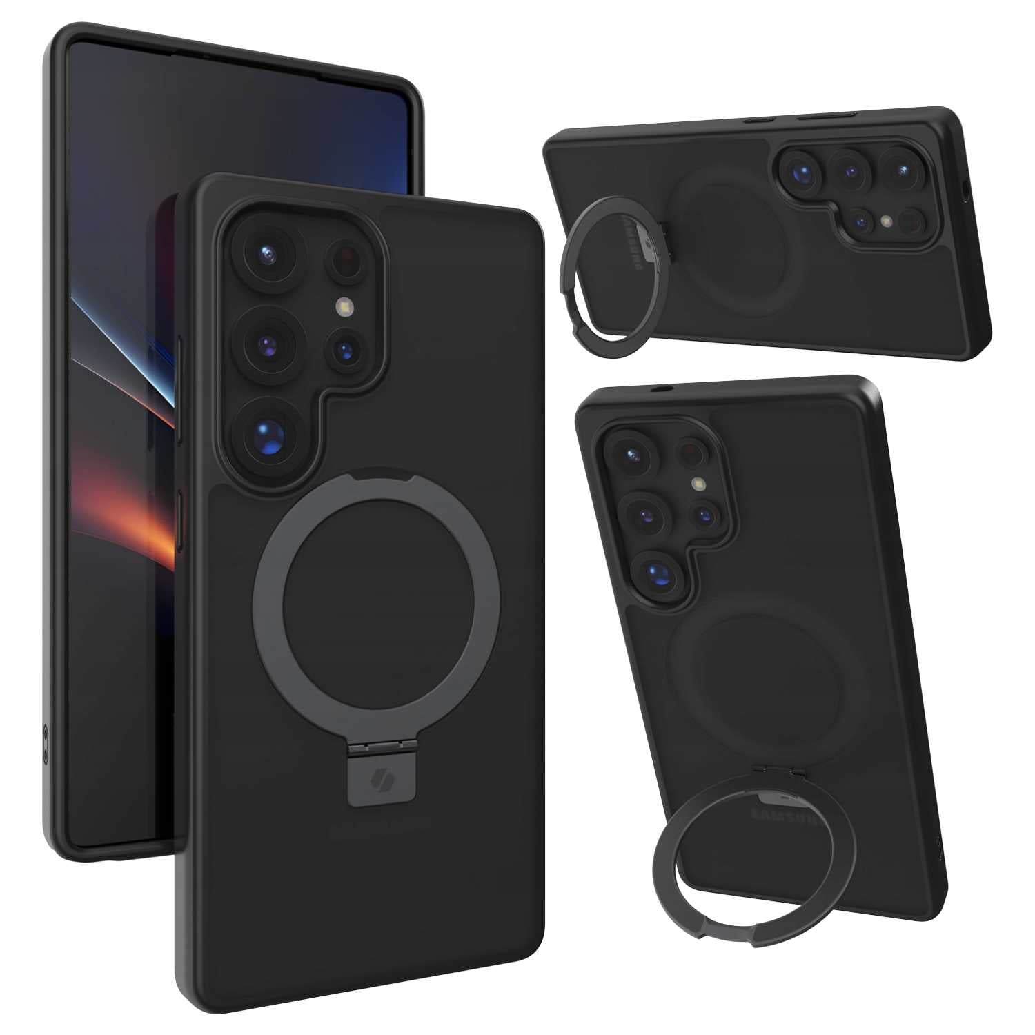 Spacecase Ring Pro Galaxy S25 Ultra black