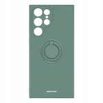 Spacecase Silicone Ring Galaxy S22 Ultra dark green