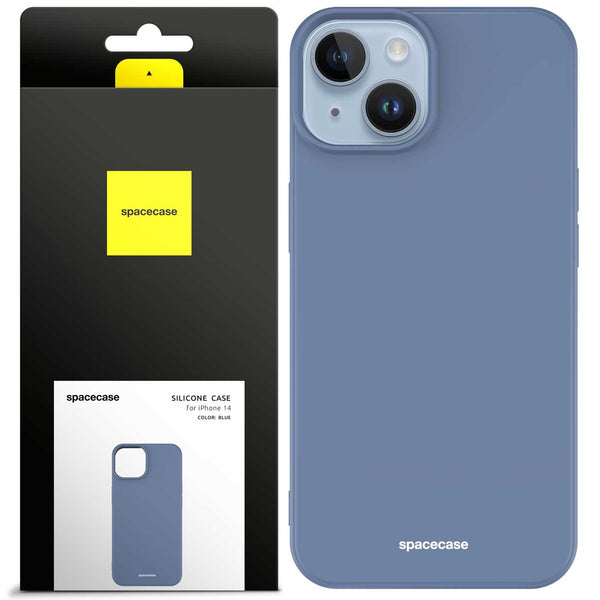 Spacecase Silicone Case iPhone 14 blue